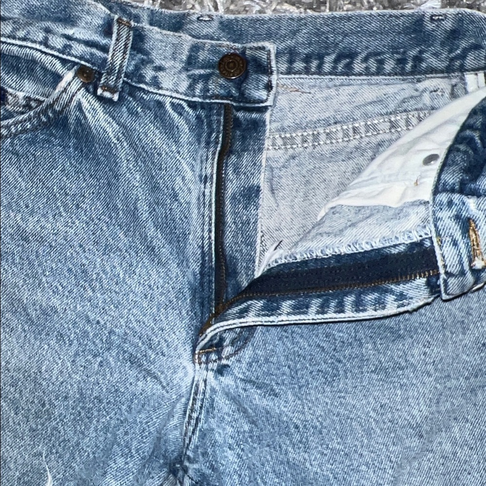 Lee Women's Blue Denim Shorts - Picture 7 of 10